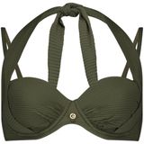 Multiway bikini top deep olive