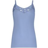 Ten Cate - Secrets Spaghetti Top - Blauw - Katoen - Lace