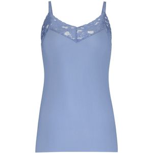 Ten Cate - Secrets Spaghetti Top - Blauw - Katoen - Lace