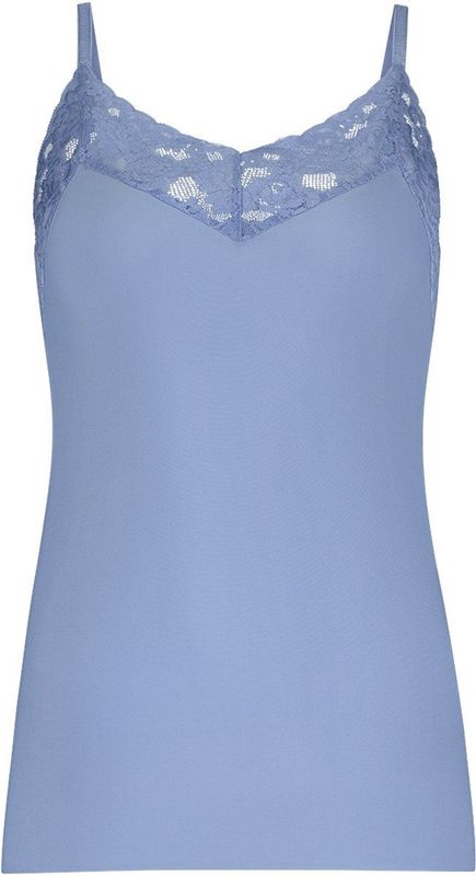 Ten Cate - Secrets Spaghetti Top - Blauw - Katoen - Lace