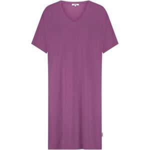 Jurk met korte mouw purple orchid