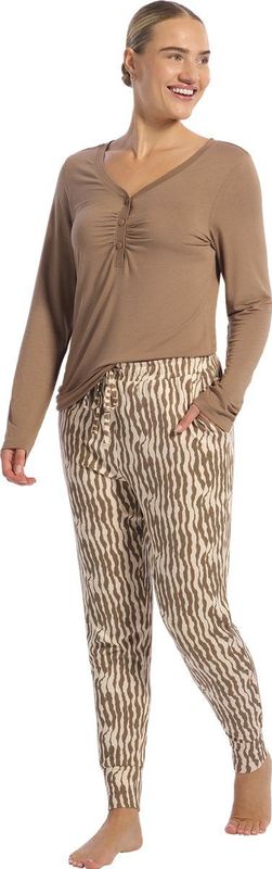 Pyjama set - Dames - Lange Mouwen - Lange Broek - Faded Lines
