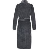 Ten Cate badjas Basics dark grey stripe - S