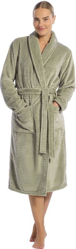 Ten Cate badjas Basics minty green stripe - S