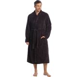 ten Cate fleece badjas donkergrijs