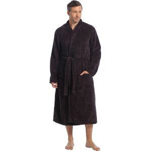 ten Cate fleece badjas donkergrijs