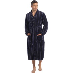 ten Cate fleece badjas donkerblauw