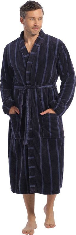 ten Cate fleece badjas donkerblauw