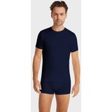 T-shirt - Navy - Heren - TENCEL™ Modal - Ronde Hals - Comfortabele Pasvorm