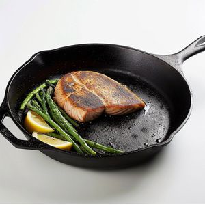 Skillet Gietijzer 12 Inch - Skillet gietijzer - Skillet gietijzer bqq - Gietijzeren pannen - Gietijzeren braadpannen - Skillet pan - Skillet bbq