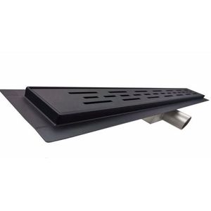Douchegoten Classic 70 cm mat zwart