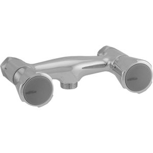 Venlo Nimbus II Messing eco douchekraan 3/8 - 12 cm zonder koppelingen