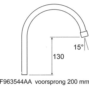 Venlo Nimbus Ii Uitloop Sanitairkranen F963544Aa