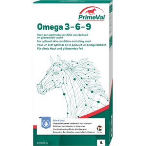 Primeval Omega 3-6-9 Paard - Supplement - Vacht - 1 l