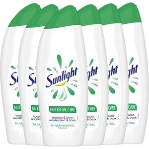Sunlight Zeep - Douchegel - Nutritive Care - pH-Huidneutraal - Voordeelverpakking 6 x 500 ml