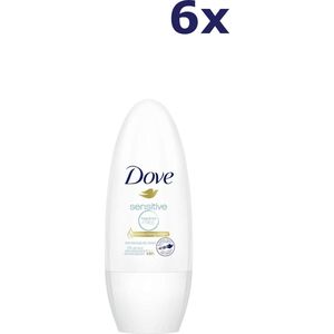 Dove Deodorant roller Pure 6 x 50 ml