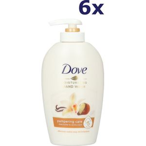6x Dove Handzeep Pompje - Shea Butter 250 ml