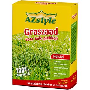 ECOstyle Graszaad Herstel Snelkiemend Gazon Gras – Herstelt kale plekken – Vogelwerende Coating – Geschikt voor Zon- en Schaduw Gazons - Snelle Kieming – 10 – 15M² – 250 GR