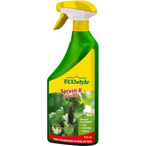 ECOstyle Spruzit-R - Spray tegen bladluis, trips en witte vlieg - 750 ml