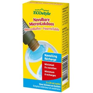 Ecostyle Navulling Mierenlokdoos - 2 X 20ml