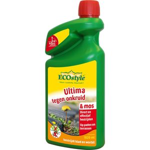 ECOSTYLE ULTIMA ONKRUID & MOS CONCENTRAAT 1020 ML