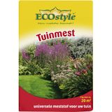 ECOstyle Tuinmest Organische Meststof - Border & Siertuin - Natuurlijke Meststof Gazon - 120 Dagen Voeding- 20 M² - 2 KG