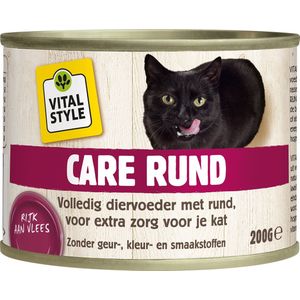 VITALstyle Kattenvoer Blik Care Rund 200 gr