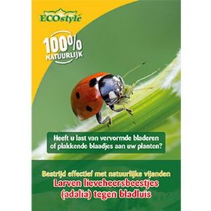 Ecostyle Larven Lieveheersbeestje Tegen Bladluis 5m² | Insectenbestrijding