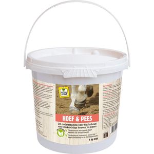 VITALstyle Hoef & Pees - Paarden Supplement - Ondersteunt Het Behoud Van Veerkrachtige Hoeven & Pezen - Met o.a. Silicium & Calcium - 4 kg