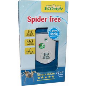 ECOstyle Spider Free 30 Tegen Spinnen - Ecologisch en Vriendelijk - Veilig voor Kinderen en Huisdieren - 24/7 Bescherming - 30 M² Bereik - Voor 1 Kamer