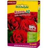 ECOstyle Rozen-AZ 100% Organische Rozen Mest - Plantenvoeding - 120 dagen Voeding - Geeft Gezonde Rozen - Intense Kleuren - Voor 50 Rozen - 1,6 KG