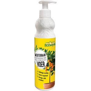 ECOStyle MediterraanVoer Voor Palm, Citrus- en Olijfbomen - Organische Plantenvoeding - Voor Stevige en Volle Vruchten - 400 ML