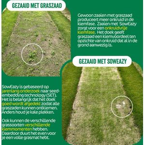 ECOstyle SowEazy Graszaad Herstelrol 327g | Voor alle type gazons