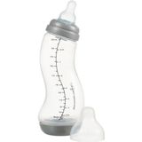 Difrax S-Flasche 123 Transparent / Grau 250 ml