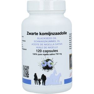 C. de Koning Tilly - Zwarte Komijnzaad - Kruidenpreparaat - 750 mg