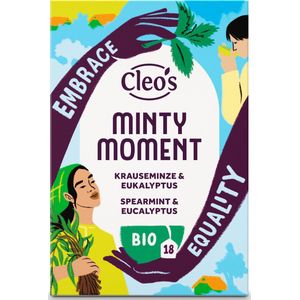 Cleo's - Minty Moment - 18x1.5g - Biologische thee met spearmint en eucalyptus
