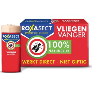 Roxasect Vliegenvanger Plakstrip - Ongedierteval - Vliegenval - 4 stuks