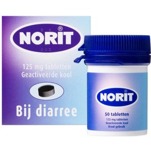 Norit 125 mg 50 tabletten