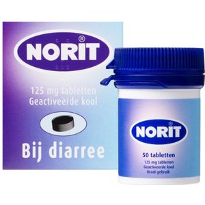 Norit Tabletten 125 mg 50 stuks