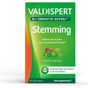 Valdispert Stemming - Natuurlijk voedingssupplement met Rhodiola voor opbeurend gevoel* en Valeriaan voor rust & ontspanning* - 40 tabletten