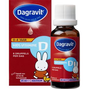 Dagravit Vitamine D Aquosum Druppels Kids 25 ml