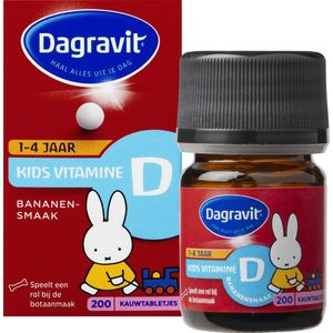Dagravit Kids Vitamine D - 200 kauwtabletten