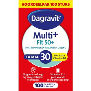 Dagravit Totaal 30 Vitaal 50+ 100 tabletten