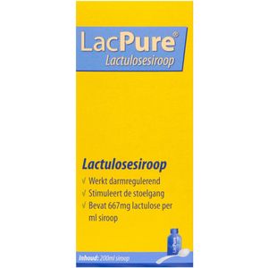 LacPure Lactulosesiroop - Supplement - Stimuleert de stoelgang - 200 ml