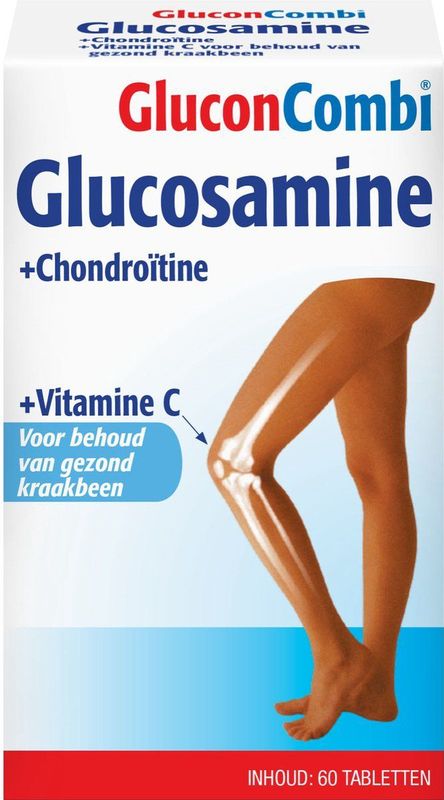 Glucon combi Glucosamine & chondroitine vitamine C 60 tabletten