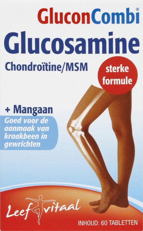 Glucon combi Glucosamine & chondroitine msm mangaan 60 tabletten
