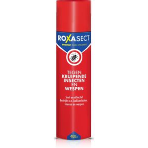 Roxasect Spray tegen Kruipende Insecten en Wespen - Insectenspray - Ongediertebestrijding - Insecten Spray - 400 ml