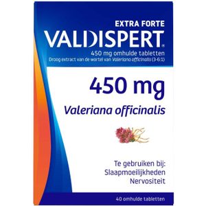 Valdispert - Slaapmiddel - 450 mg - Omhulde Tabletten - Kruidengeneesmiddel