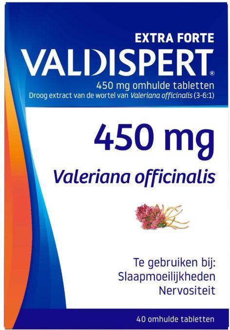 Valdispert - Slaapmiddel - 450 mg - Omhulde Tabletten - Kruidengeneesmiddel