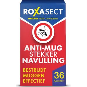 Roxasect Stekker tegen muggen navul  1 stuks